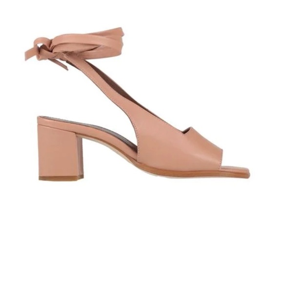 Alohas Lille peach lace up heels size 39 EU 8.5 US - Picture 4 of 7